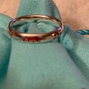 New Tiffany&co love band ring